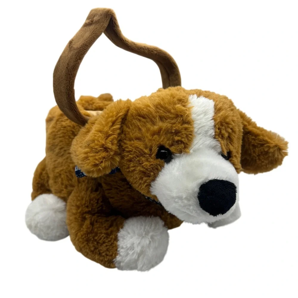 Dan Dee Beagle Plush Puppy Dog Easter Basket Halloween Treat Bag Bandana Animal